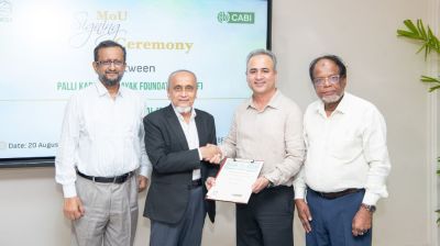 PKSF, CAB International sign MoU to make Bangladesh’s agricultural system more effective