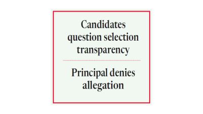 Teacher candidate picked without sitting for exam