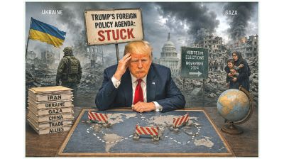 Trump heads into midterms short on foreign policy wins