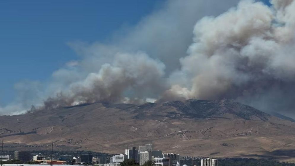 Brush fire in Nevada grows to over 10,500 acres
