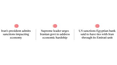 War weighs on Iranian economy as US intensifies sanctions