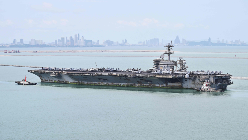 US aircraft carrier arrives in Thailand after months at sea