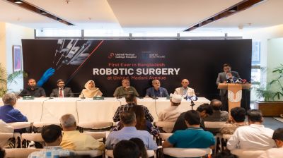 United Healthcare performs Bangladesh’s first robotic surgeries