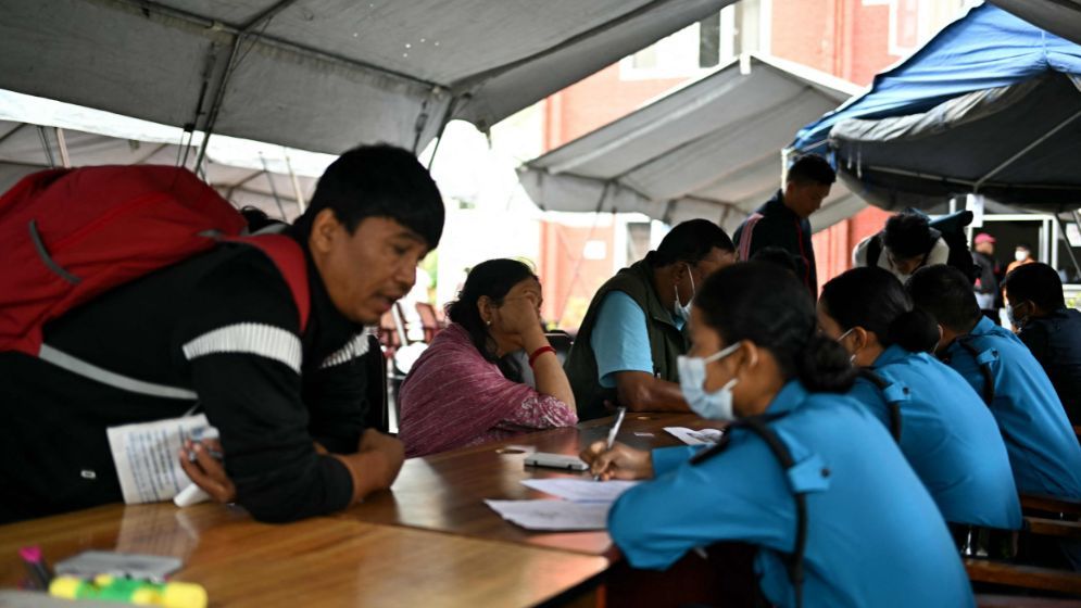 Families descend on Nepal in search of missing tourists
