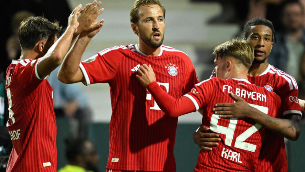 Kane brace helps Bayern win German Cup opener
