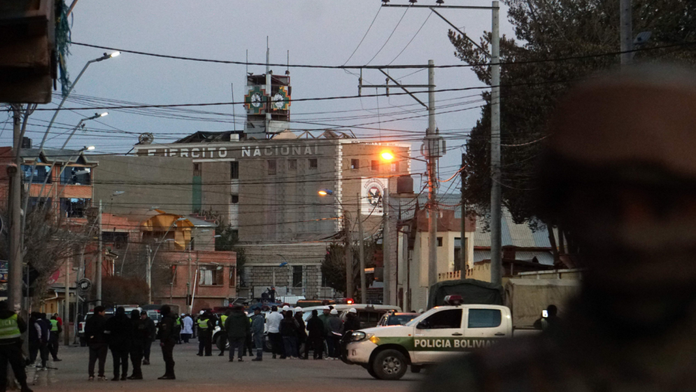 Two dead, 59 wounded in Bolivia army barracks blast