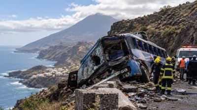 At least 25 killed in bus crash on Cape Verde