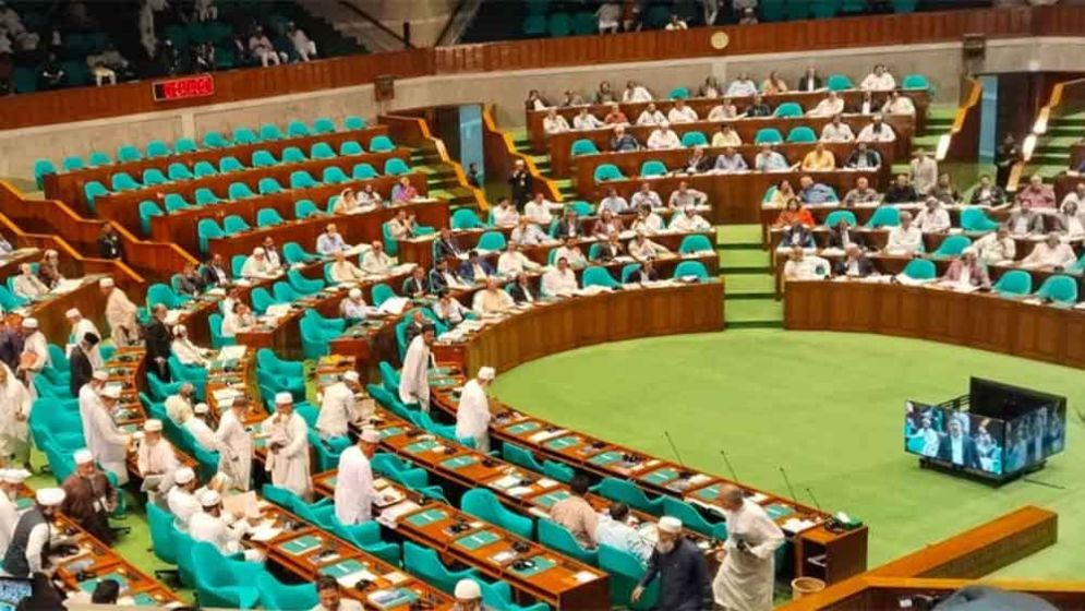Opposition walks out of JS as bills on enforced disappearance, Human Rights Commission passed