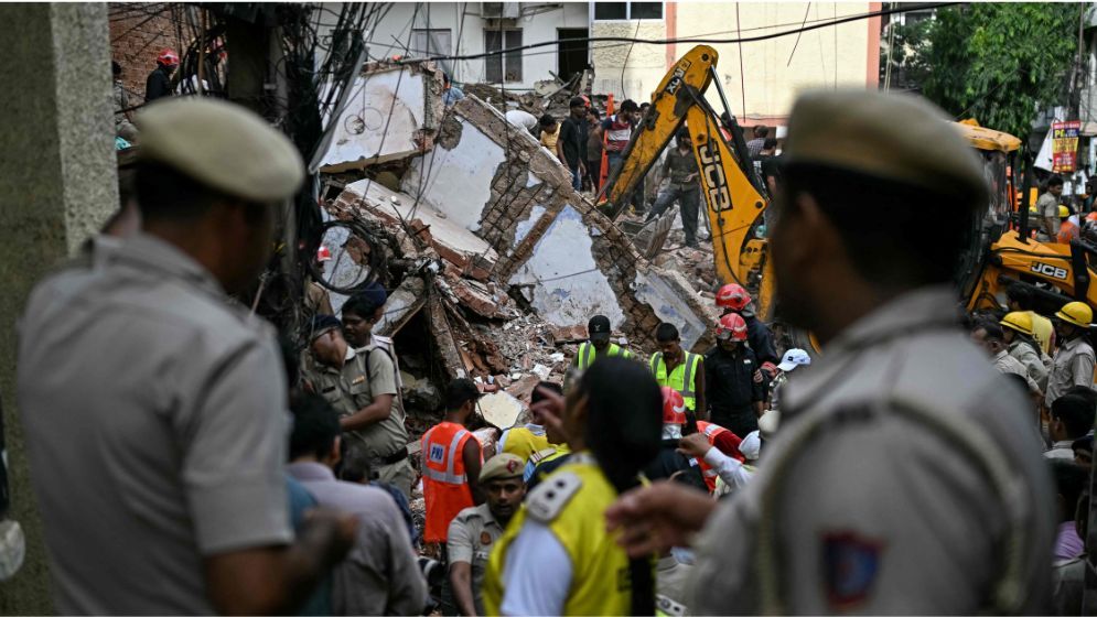 Rescue operations end after Delhi building collapse kills seven