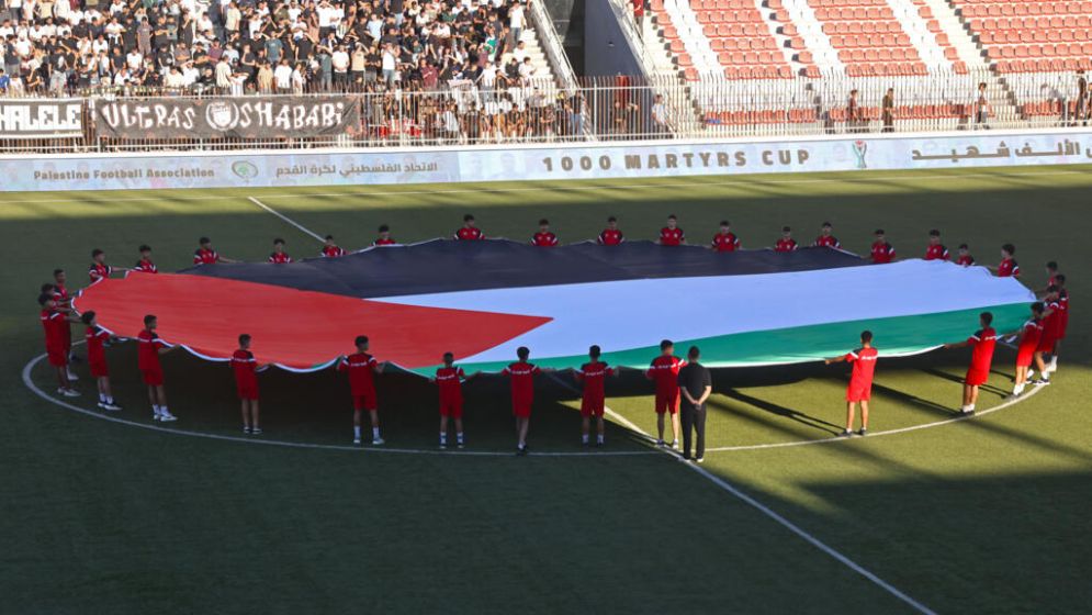 With joy and grief, Palestinian football marks return