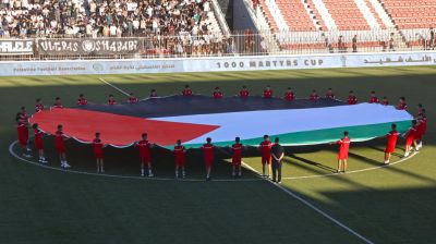 With joy and grief, Palestinian football marks return
