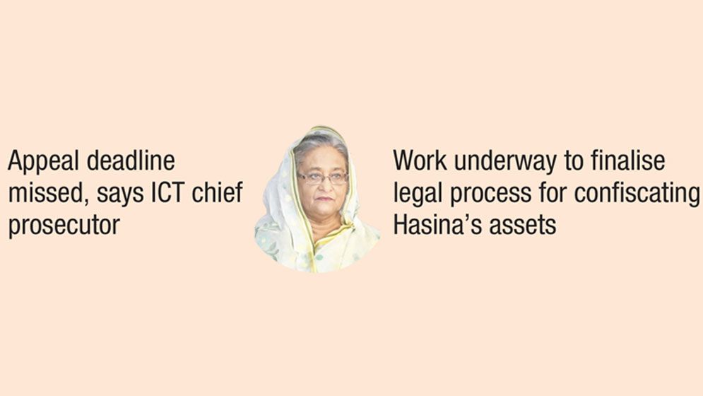 ‘No appeal window left for death-row convict Hasina’