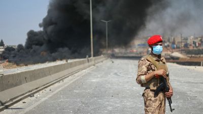14 killed in blast at arms depot in northwest Syria