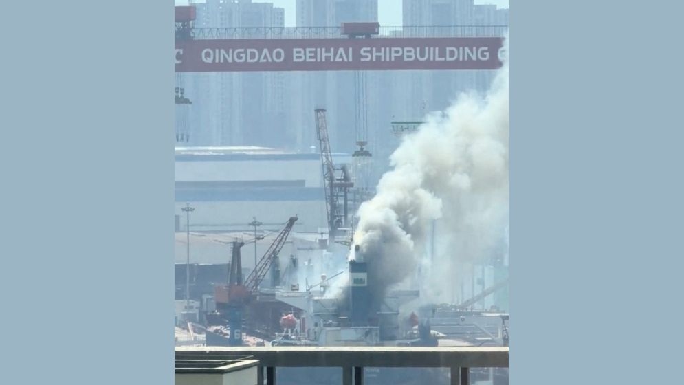Cargo vessel fire at east China shipyard kills 25