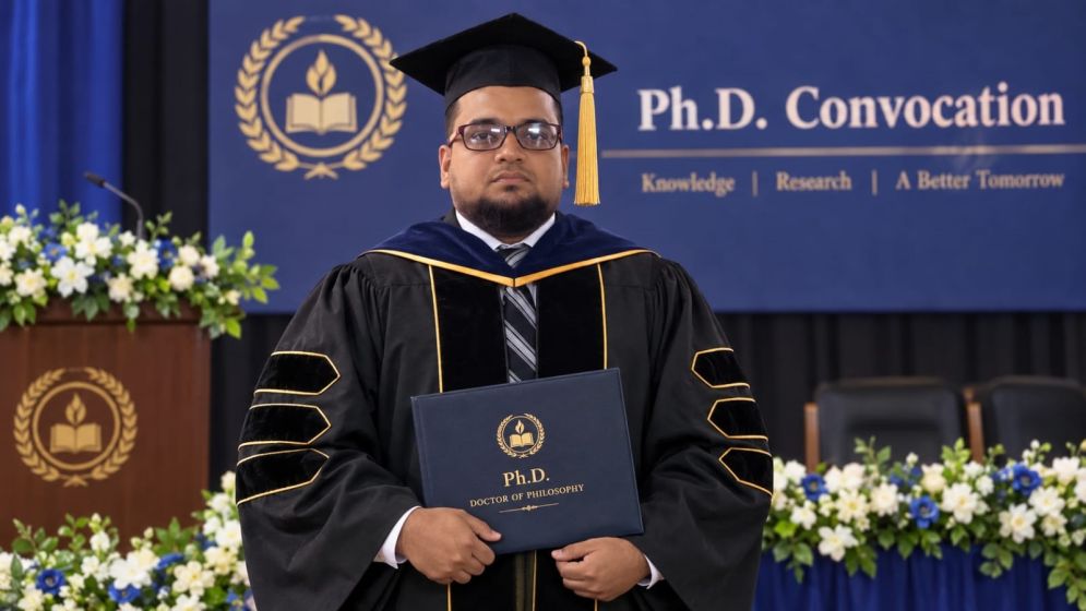 Judge Tajul Islam earns PhD from RU