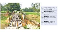 Three years on, broken bridge continues to threaten lives in Rangpur