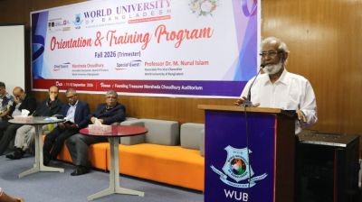 World University of Bangladesh holds orientation, training programme for Fall 2026
