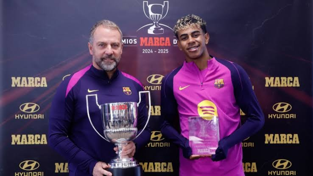 Flick supporting 'self-confident' Yamal Ballon d'Or bid