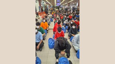 168 Bangladeshis return from Libyan detention centre