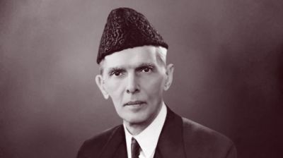 Jinnah on the Wall, 1971 Under Erasure