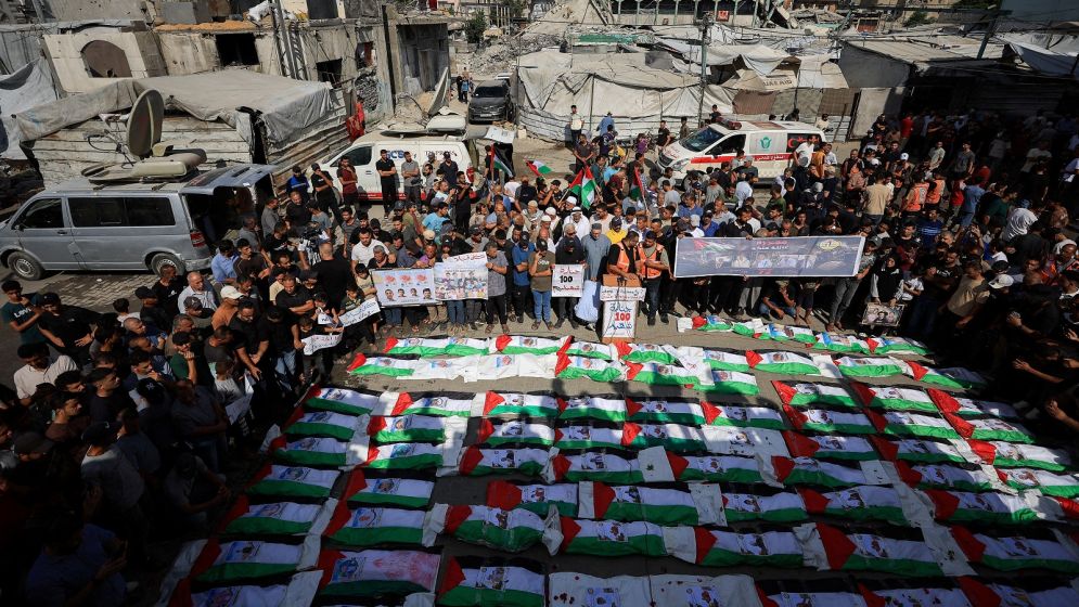 UN rights chief says uncovered remains in Gaza raise concerns of war crimes