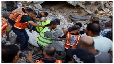 Gaza apartment block collapse kills 21, including 12 children