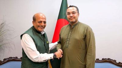 Mahdi Amin urges Indian envoy to prevent fugitives from creating instability