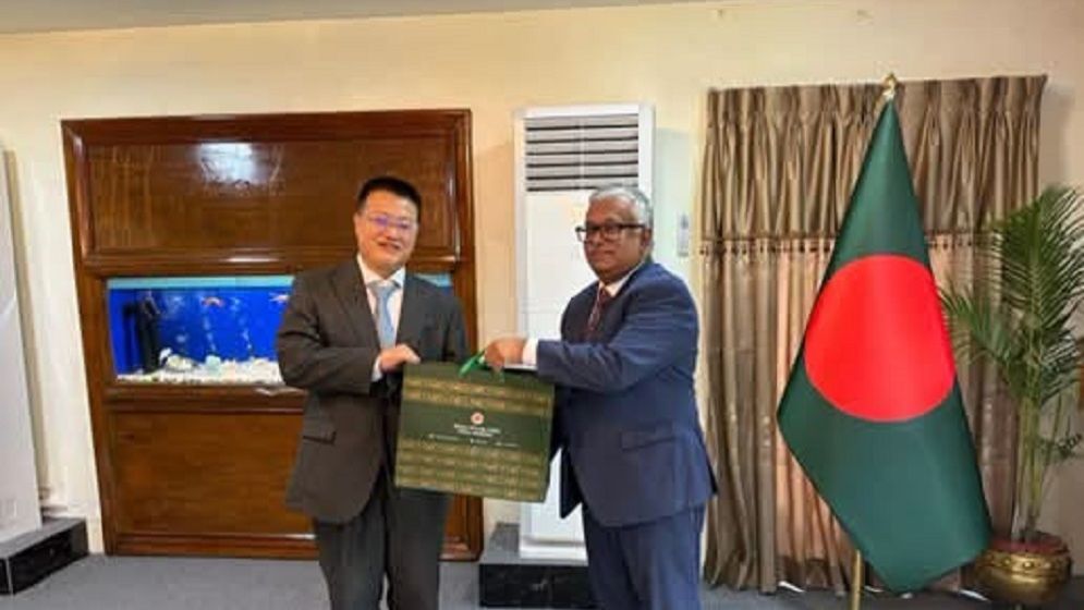 Foreign secretary bids farewell to Chinese ambassador upon completion of tenure
