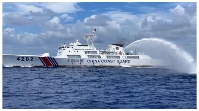 Philippines says Chinese ship 'rammed' government vessel in South China Sea