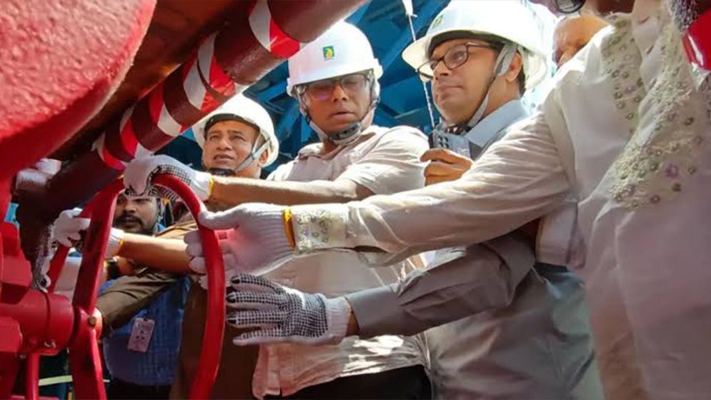 Gas supply from Titas-28 well starts flowing into national grid