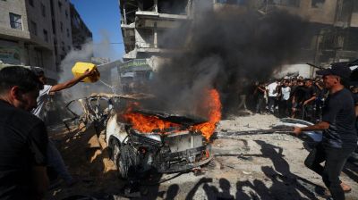 Israeli strikes kill three people in Gaza