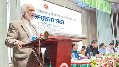 Moyeen Khan urges LGED officials to ensure maximum use of limited resources