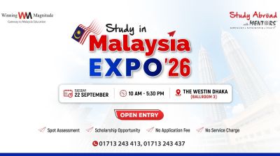 Mentors’ Study Abroad set to host Malaysian study expo in Dhaka