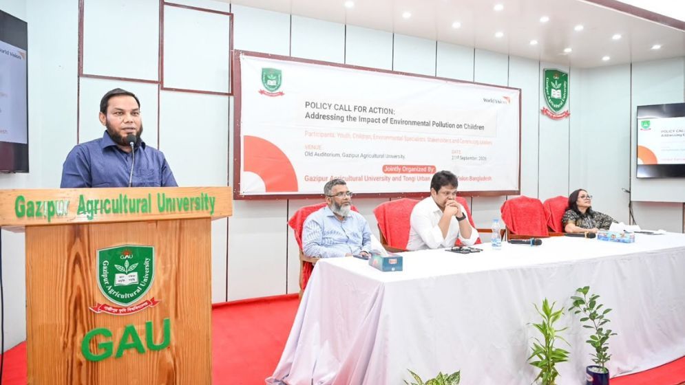 GAU hosts policy dialogue on pollution’s impact on children