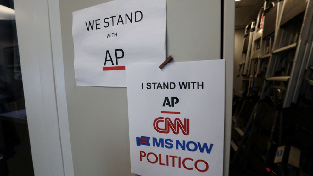 CNN, MS NOW and Politico sue Trump over White House ban
