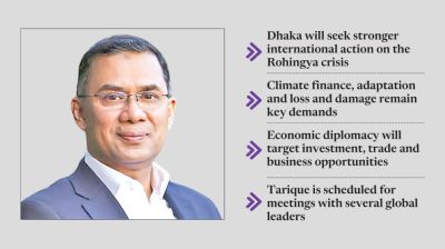 PM Tarique heads for UNGA debut with ‘new Bangladesh’ message