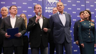 Pro-Putin party keeps grip on parliament in Russian elections