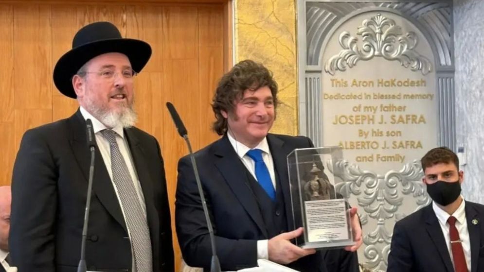 Argentine President Javier Milei gets ‘Lover of Israel Award’