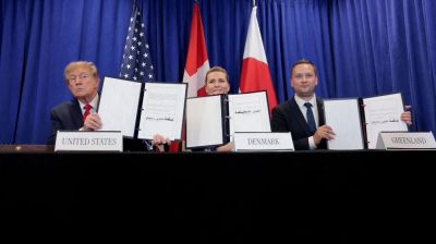 Trump signs security deal with Greenland, Denmark at UN