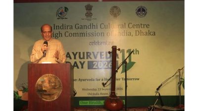 Trivedi calls for India-Bangladesh Joint Research Centre on Ayurveda