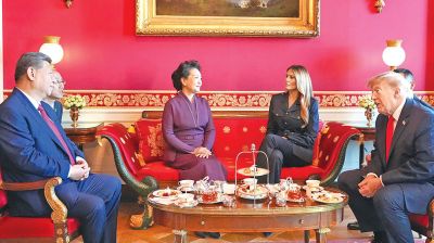 Trump hosts Xi for tea, says US, China made ‘tremendous strides’