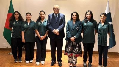 High Commissioner Imran Haider welcomes Pakistan Junior Golf Team