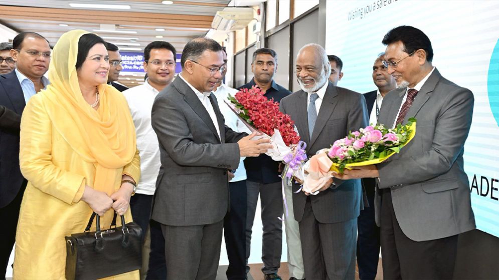 Tarique Rahman returns home after five-day New York tour