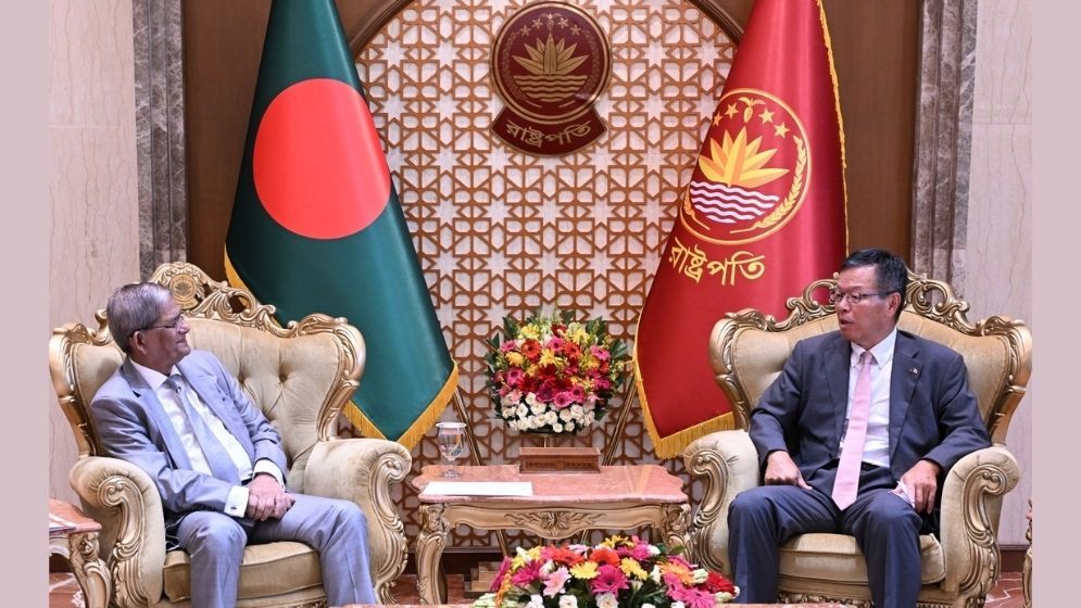 Japanese ambassador meets President Mirza Fakhrul