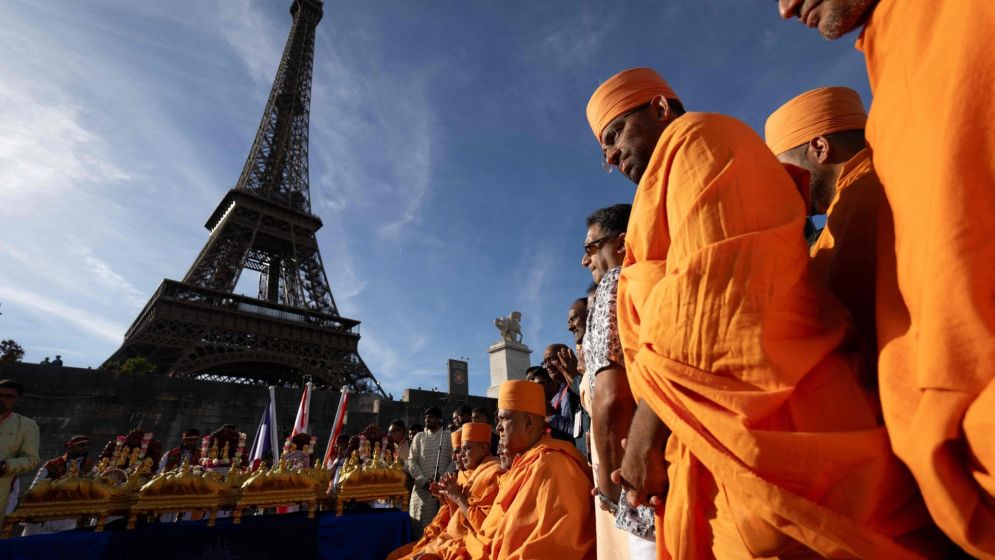 Eiffel Tower chief to step down over sidelining of female staff during Hindu group's visit