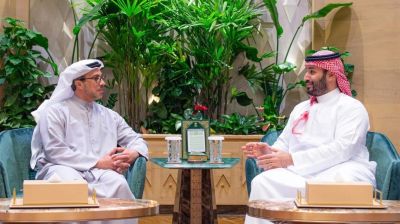 Saudi crown prince welcomes UAE vice president in Riyadh