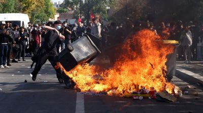 Injuries and arrests as school protests rage across France