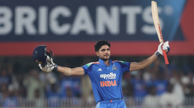 Gill smashes fastest ODI double ton as India beat West Indies in run-fest