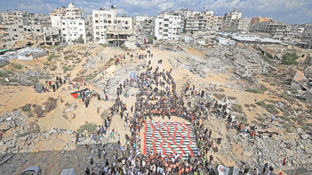 Bodies, remains of 105 recovered from Gaza rubble