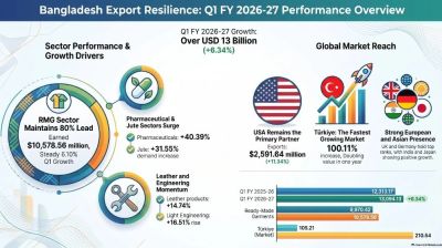 Exports grow 6.34% to $13b in Jul-Sep